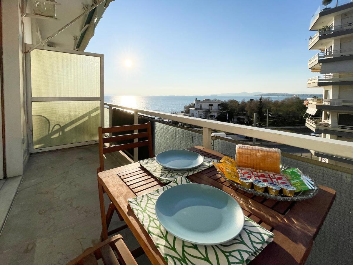 Ferienwohnung Eolou Sea View 60Sqm Apt In Paleo Faliro Athen Exterior foto
